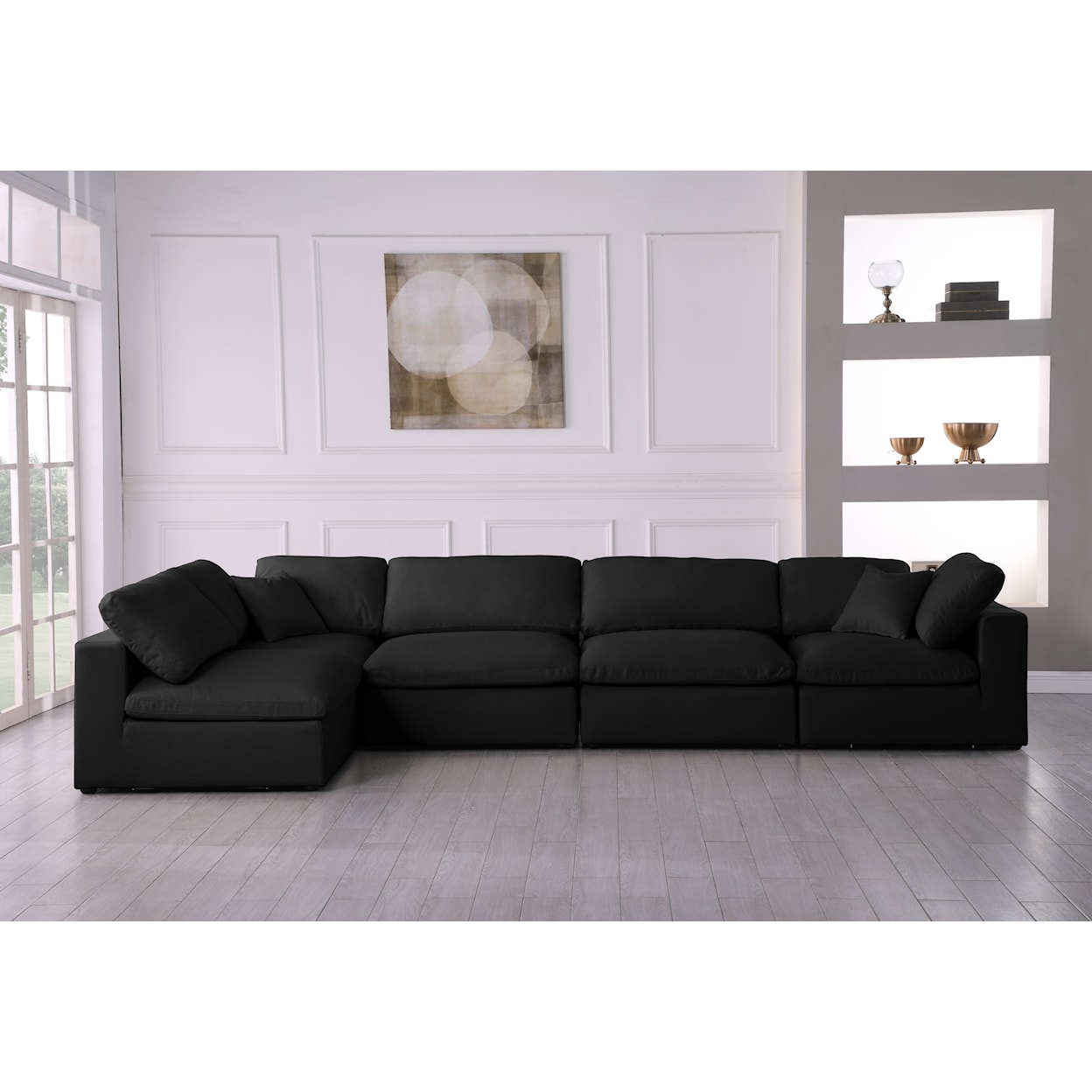 Meridian Furniture Plush Standard Comfort Modular Sectional