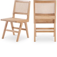 Preston Natural Wood Dining Side Chair