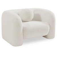 Emory Cream Boucle Fabric Chair