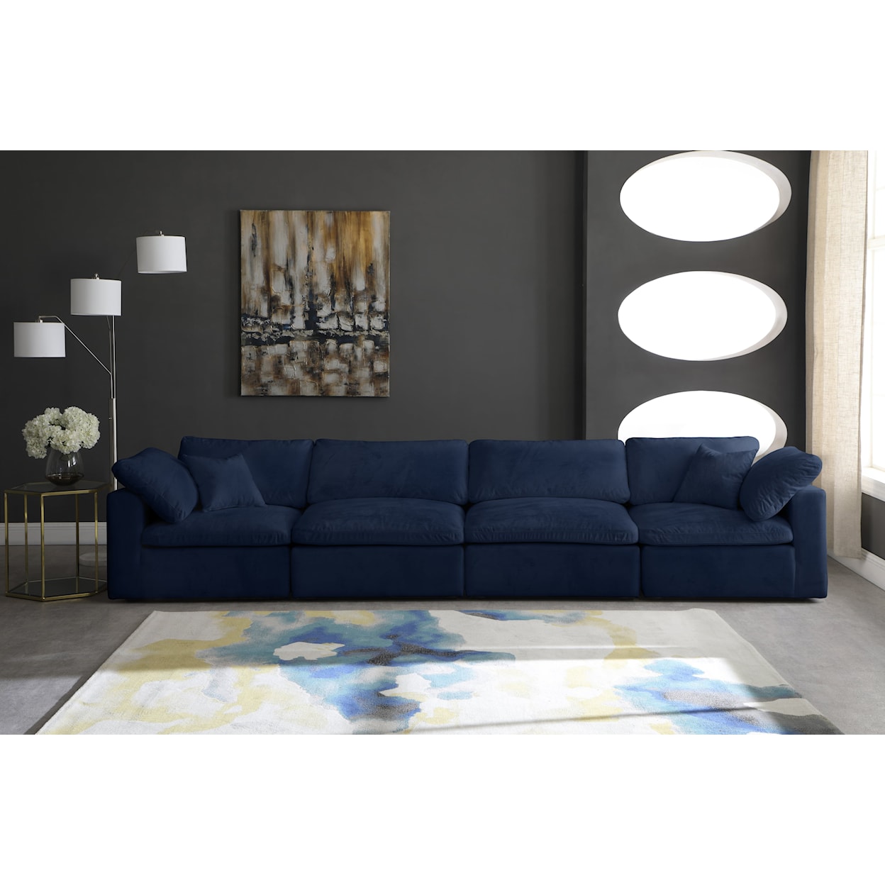 Meridian Furniture Cozy Comfort Modular Sofa