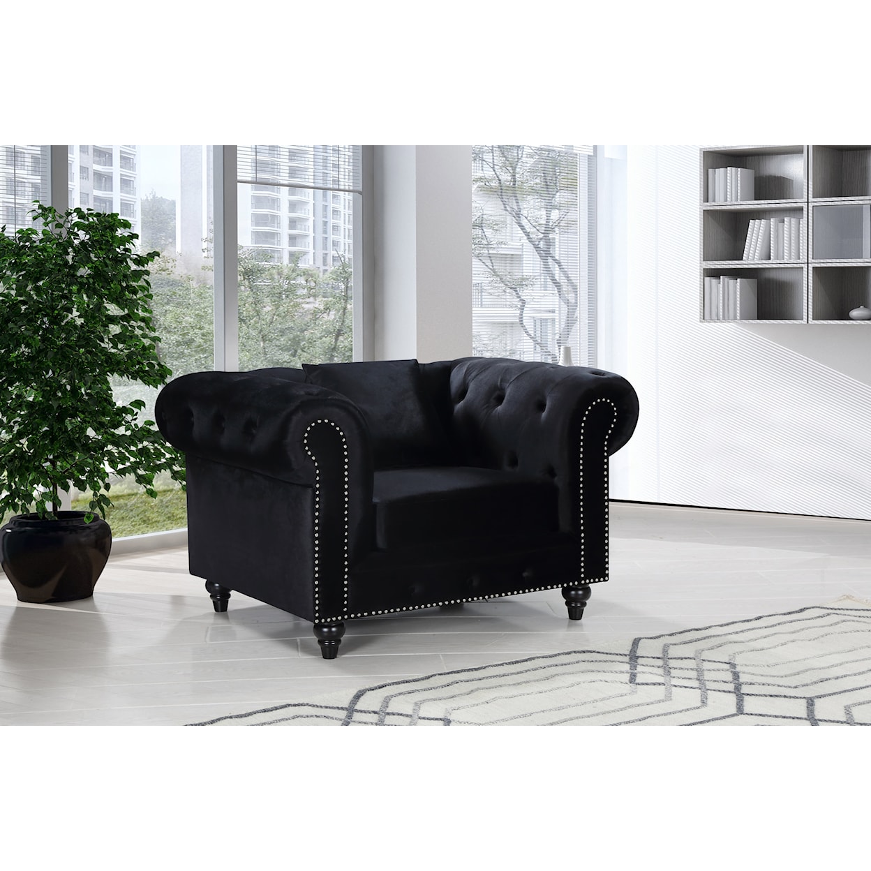 Meridian Furniture Chesterfield Chair