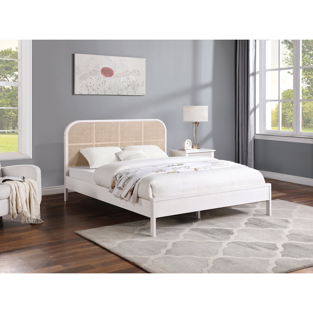 Meridian Furniture Siena Queen Bed (3 Boxes)