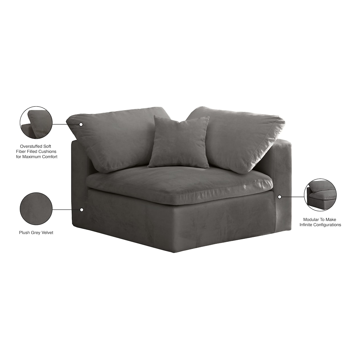 Meridian Furniture Cozy Chair