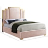 Meridian Furniture Hugo Queen Bed