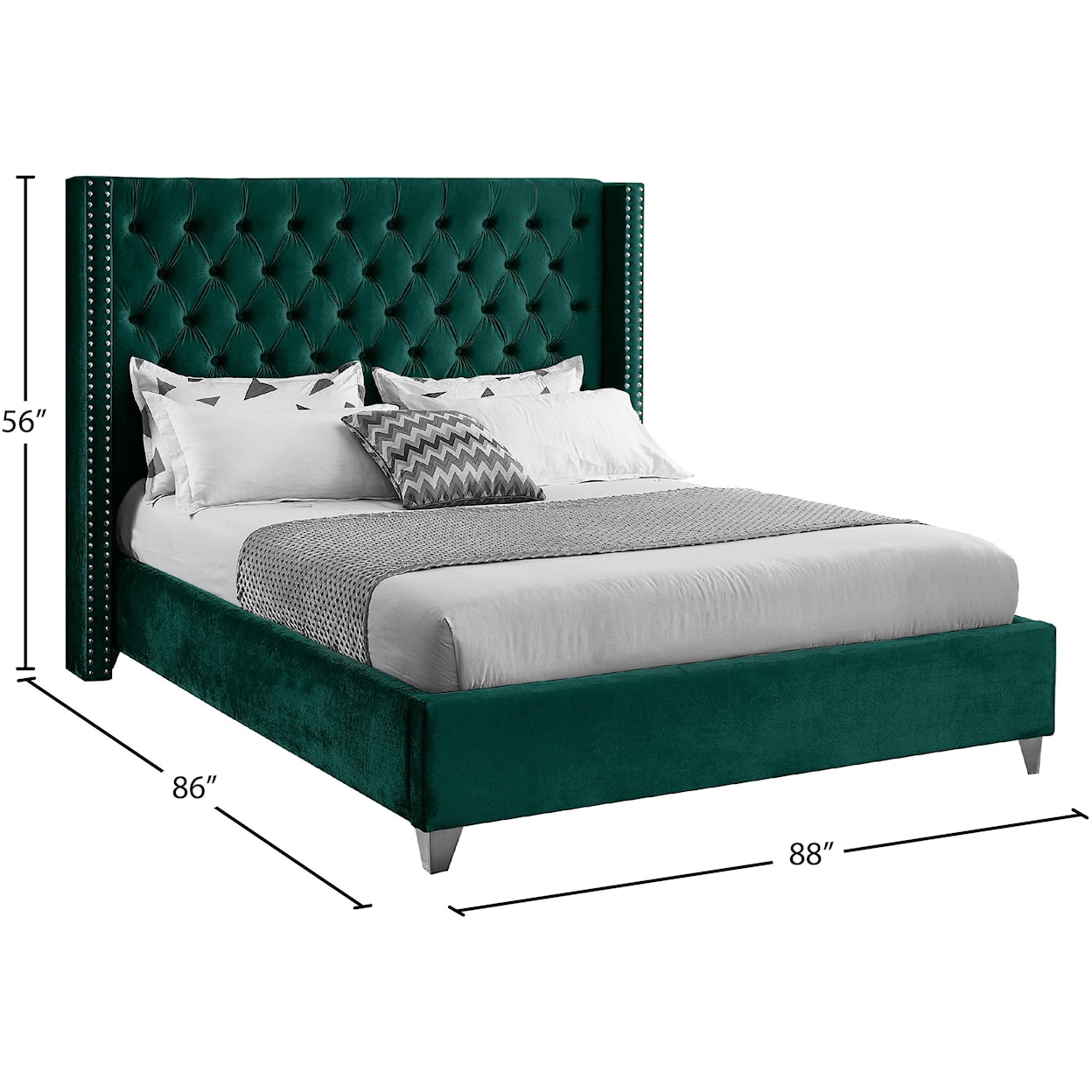 Meridian Furniture Aiden King Bed