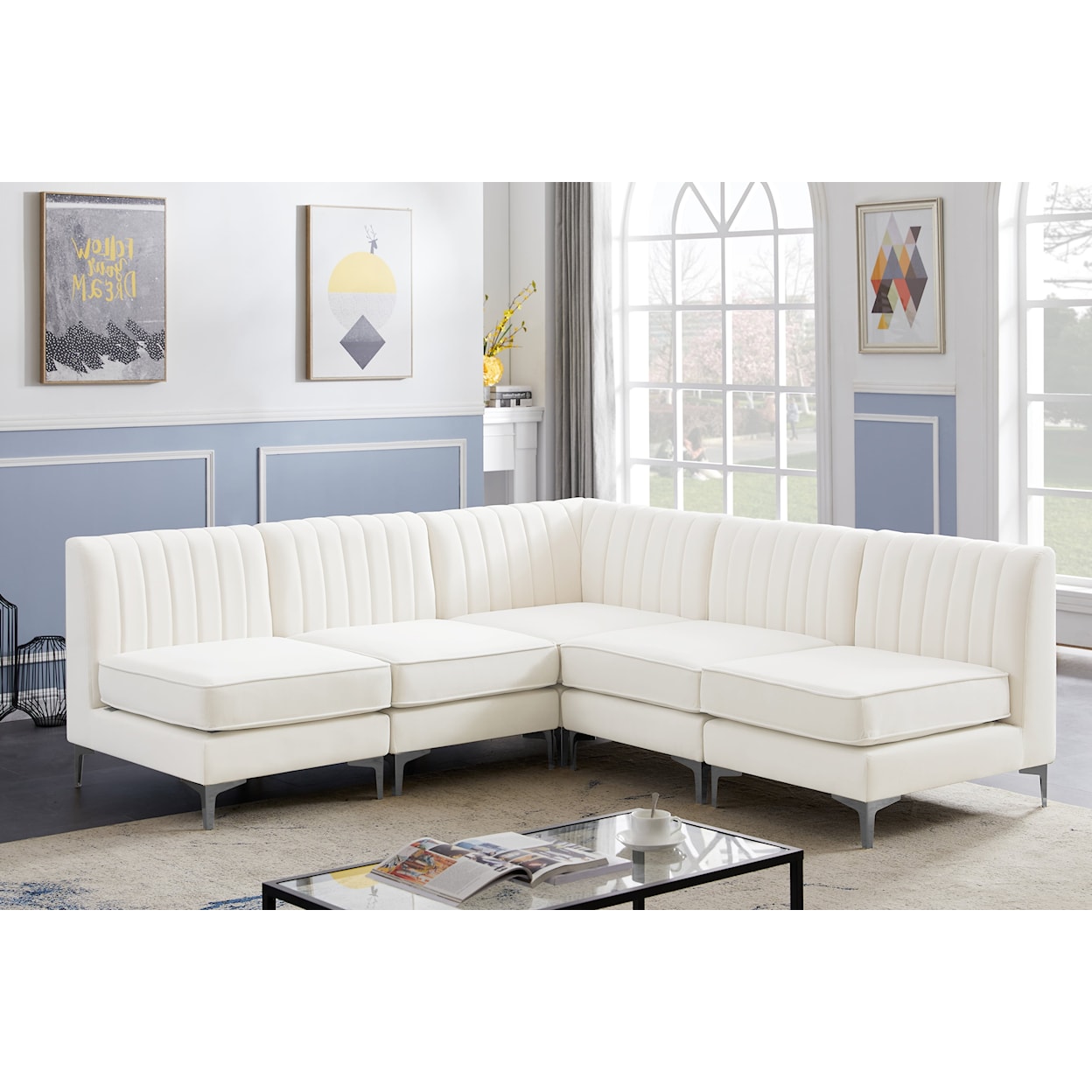 Meridian Furniture Alina Modular Sectional