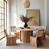Meridian Furniture Benito White Black Oak Dining Table