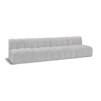 Arc Grey Boucle Fabric Modular Sofa