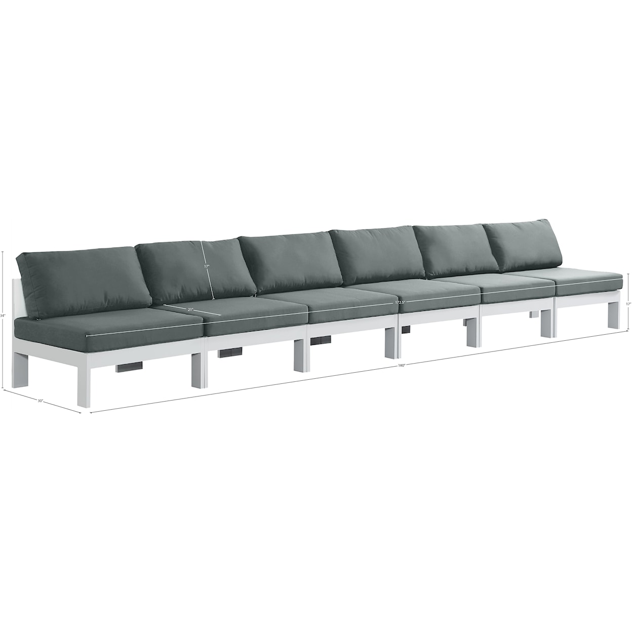 Meridian Furniture Nizuc Modular Sofa