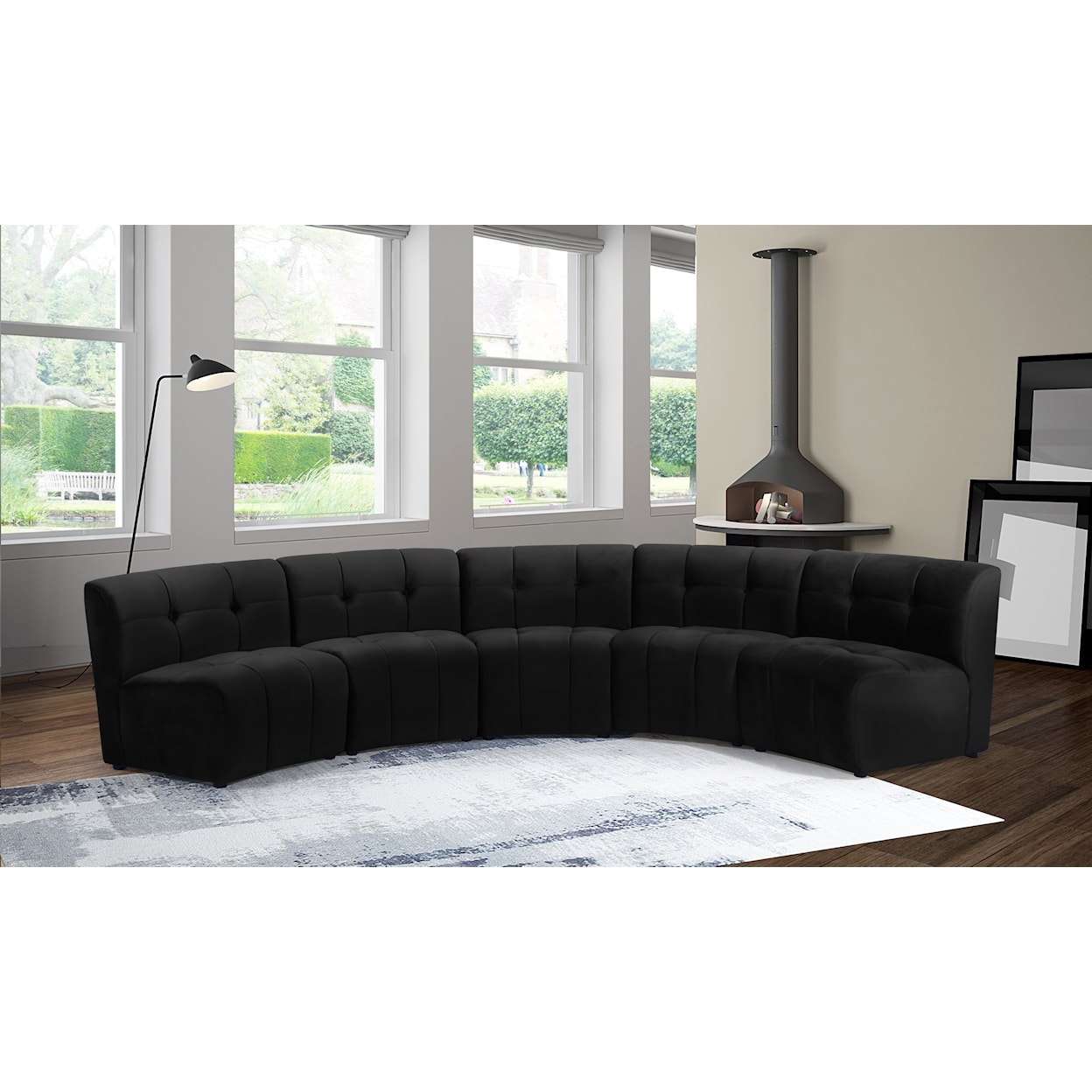 Meridian Furniture Limitless 5pc. Modular Sectional