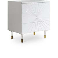 Contemporary 3-Drawer End Table