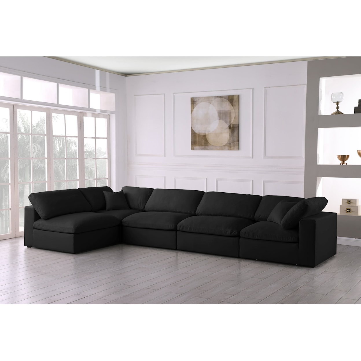 Meridian Furniture Plush Standard Comfort Modular Sectional