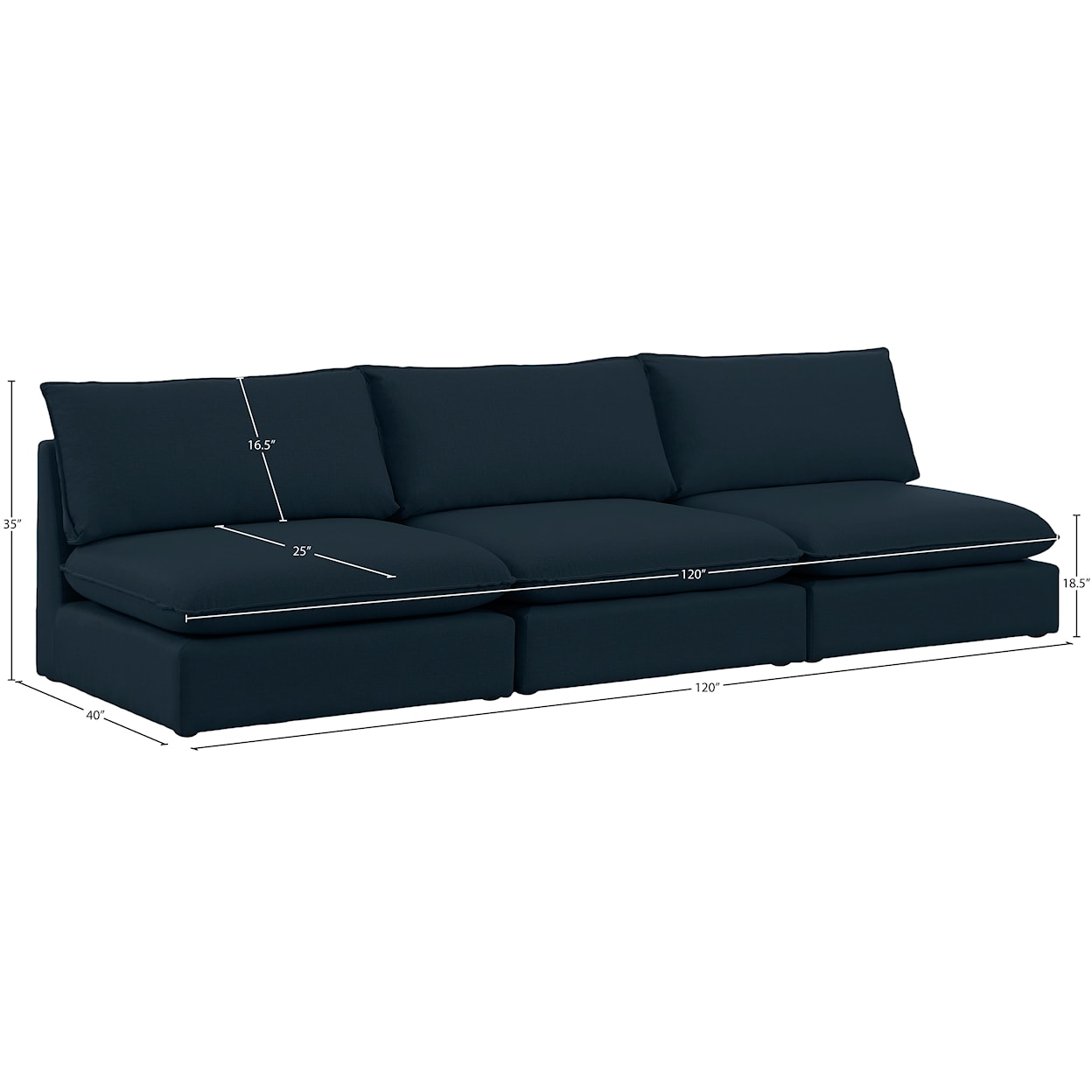 Meridian Furniture Mackenzie Modular Sofa