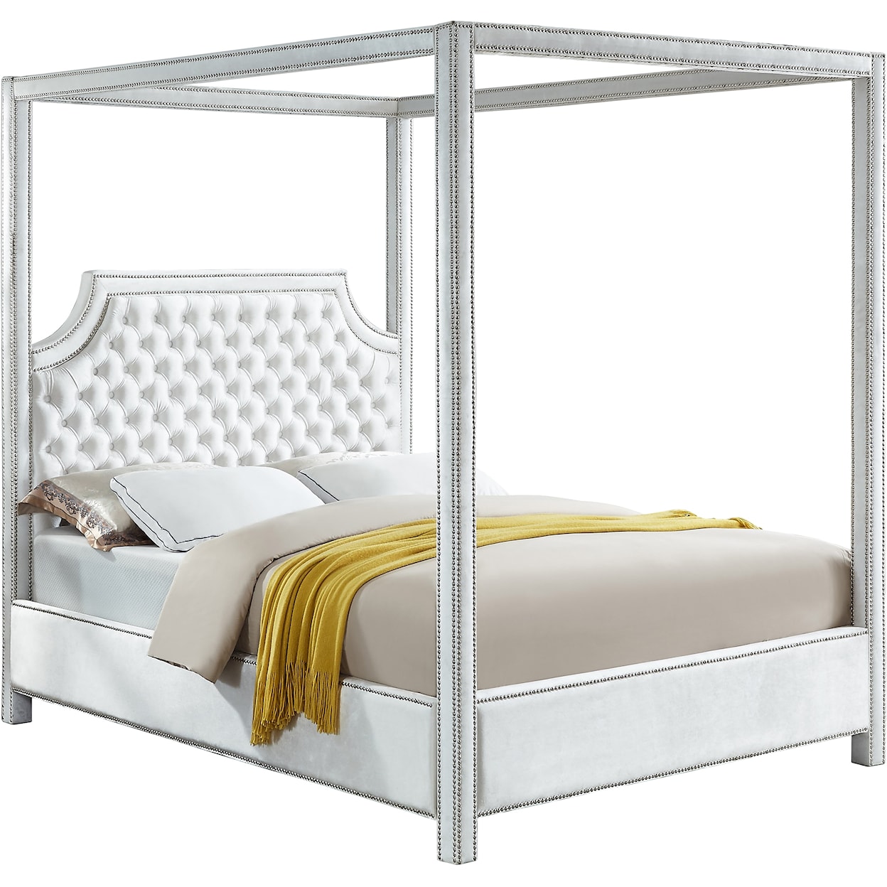 Meridian Furniture Rowan King Bed (3 Boxes)