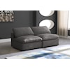 Meridian Furniture Cozy Comfort Modular Armless Sofa