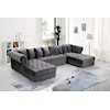 Meridian Furniture Presley 3pc. Sectional