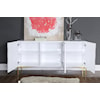 Meridian Furniture Collette White Sideboard with Storage