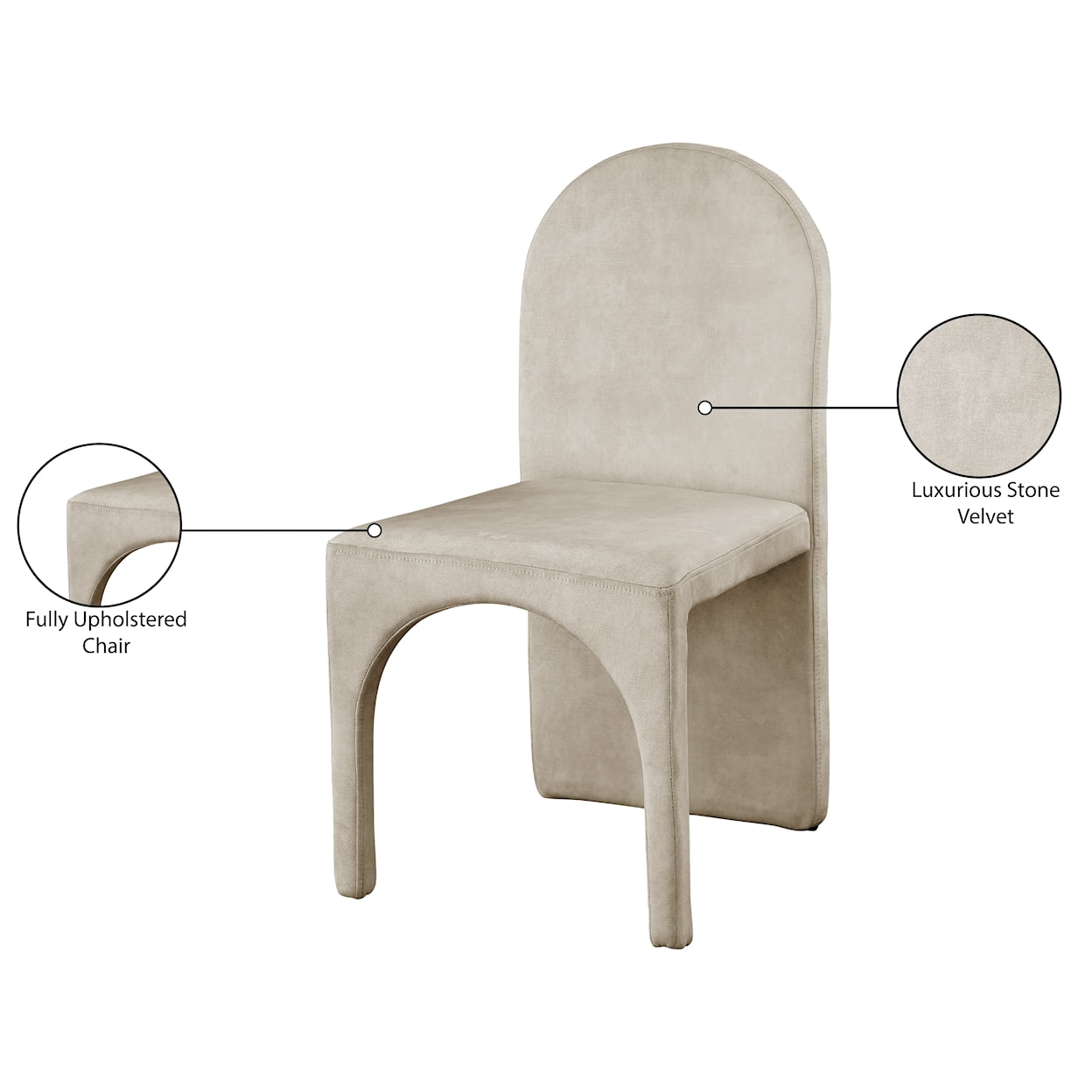 Meridian Furniture Summer Dining Side Chair