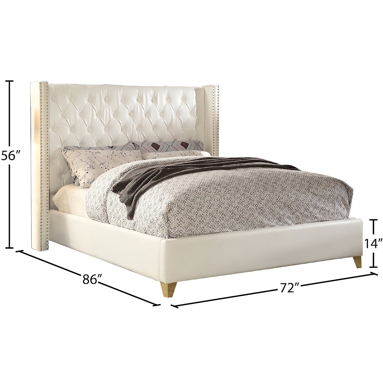 Meridian Furniture Soho Queen Bed