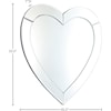 Meridian Furniture Heart Mirror