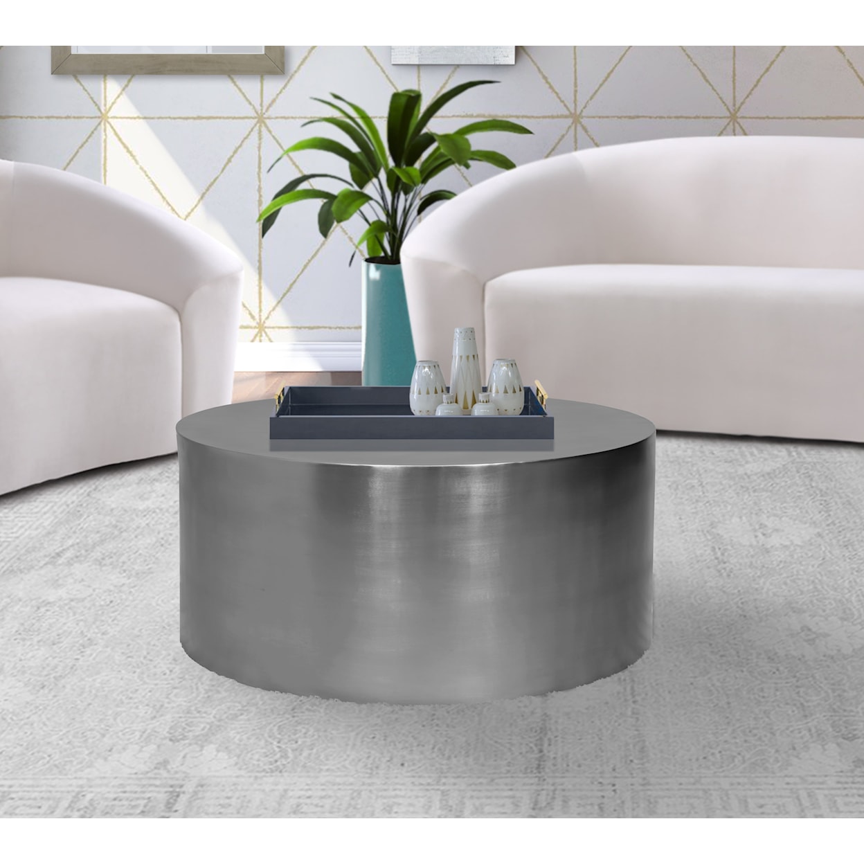 Meridian Furniture Cylinder Coffee Table