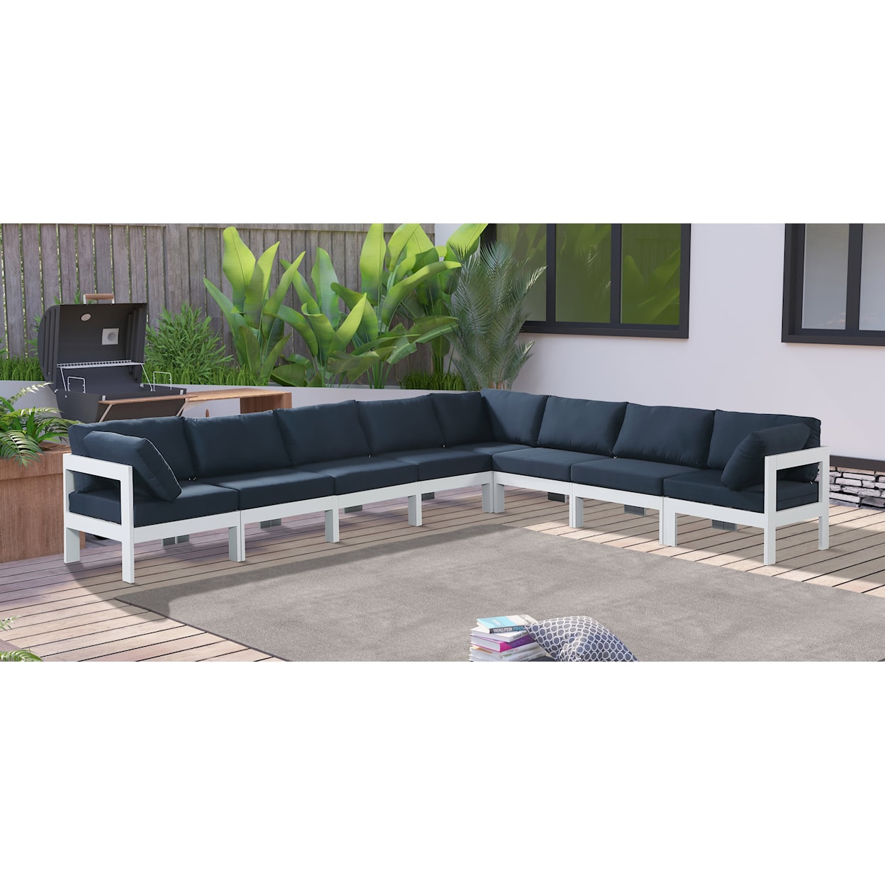 Meridian Furniture Nizuc Modular Sectional