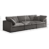 Meridian Furniture Plush Standard Comfort Modular Sofa