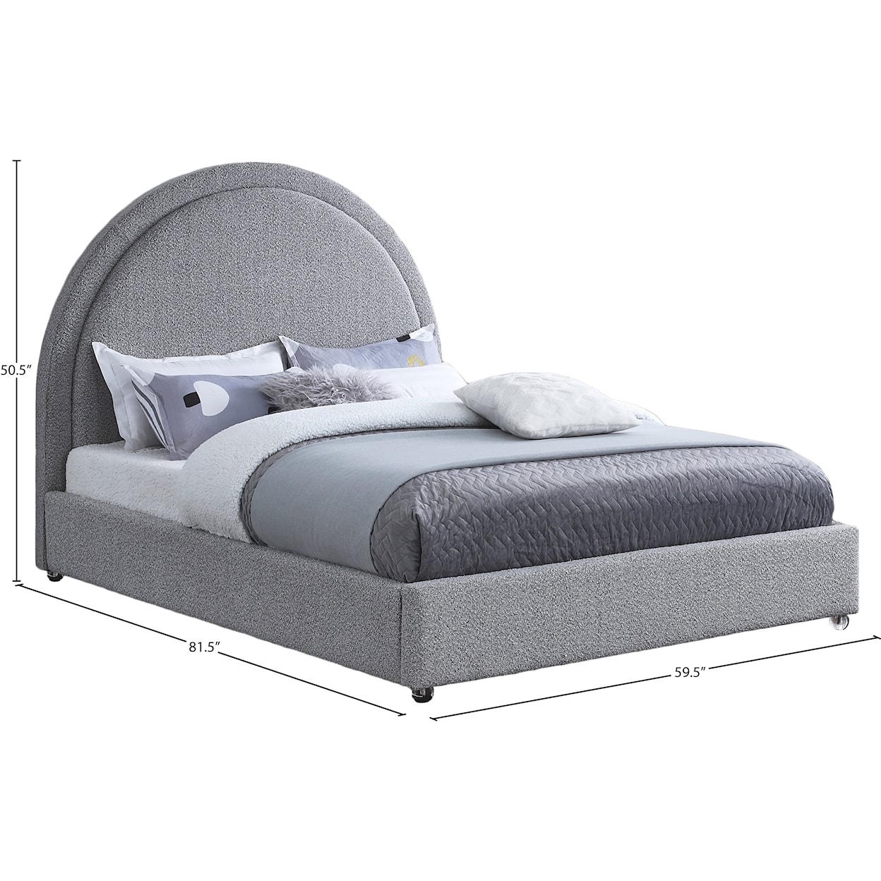 Meridian Furniture Milo Full Bed