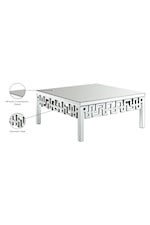 Meridian Furniture Aria Contemporary Mirrored End Table