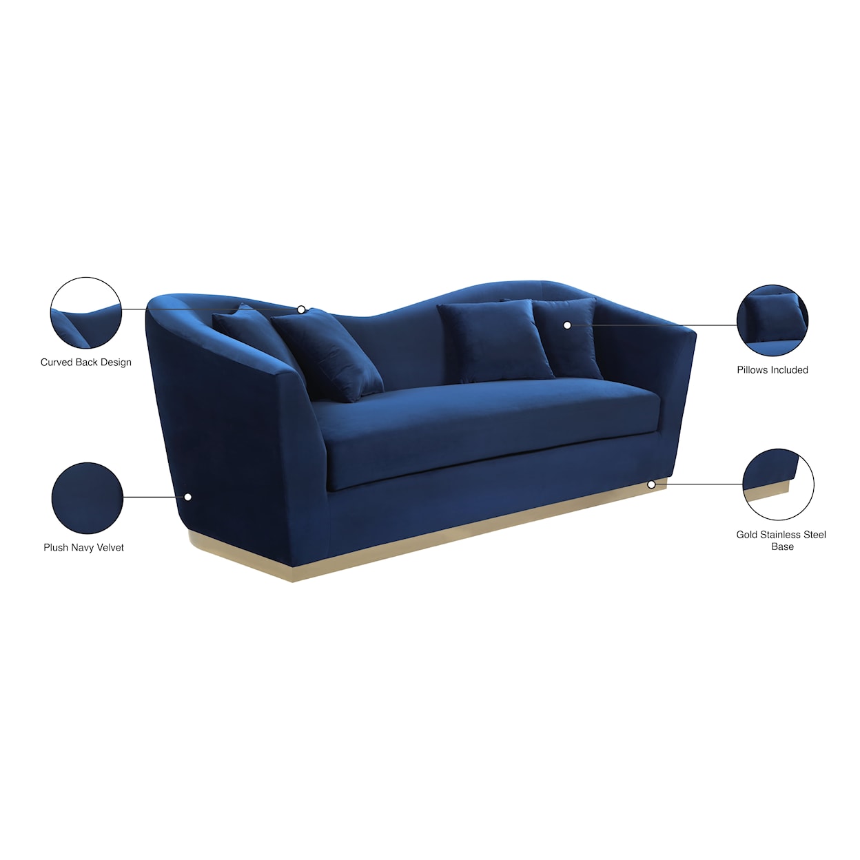 Meridian Furniture Arabella Sofa