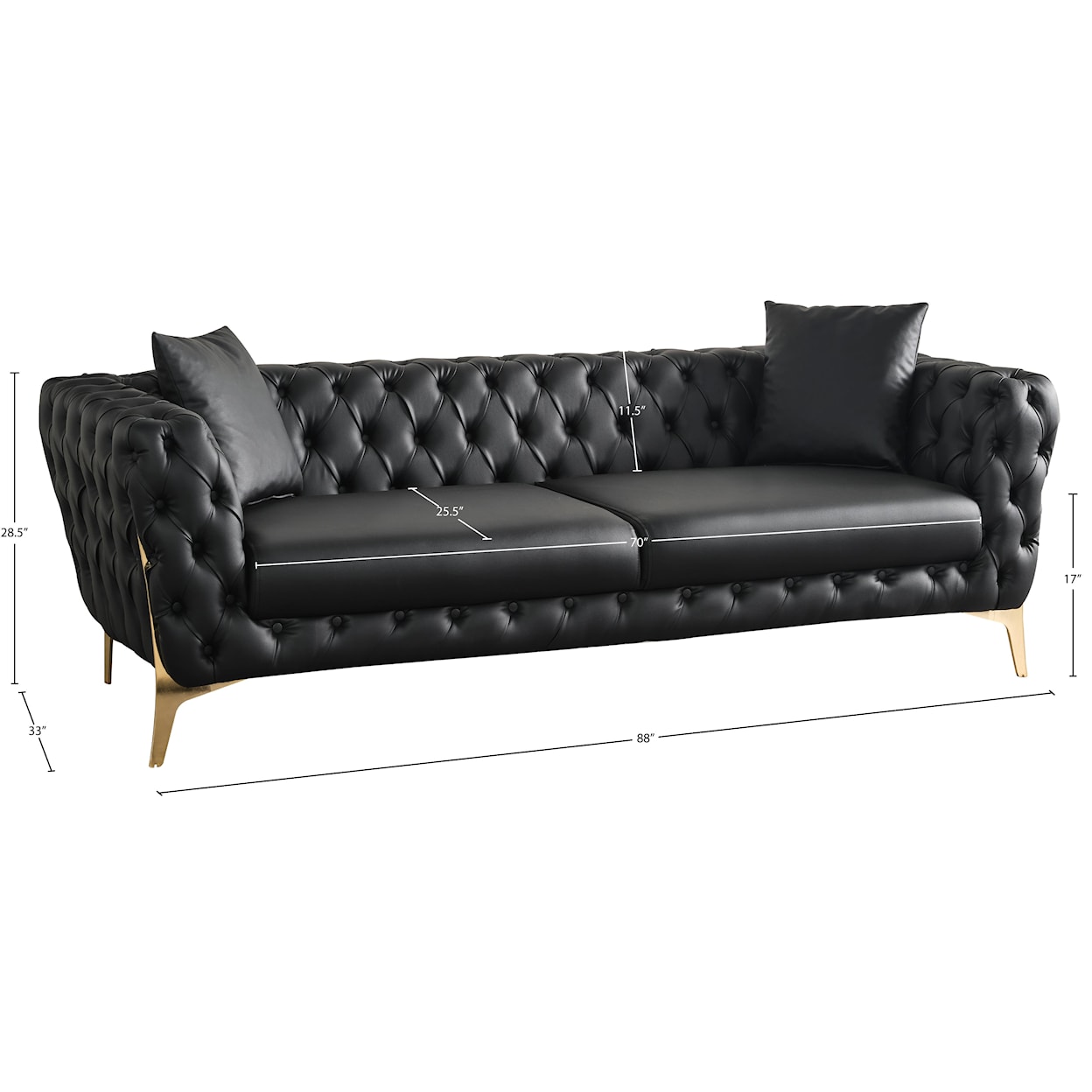 Meridian Furniture Aurora Sofa