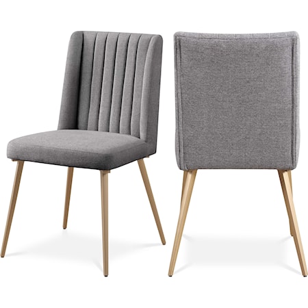 Contemporary Eleanor Dining Chair Grey