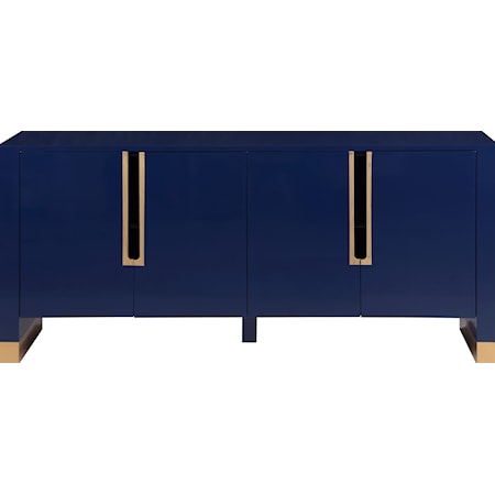 Navy Blue Sideboard with Storage