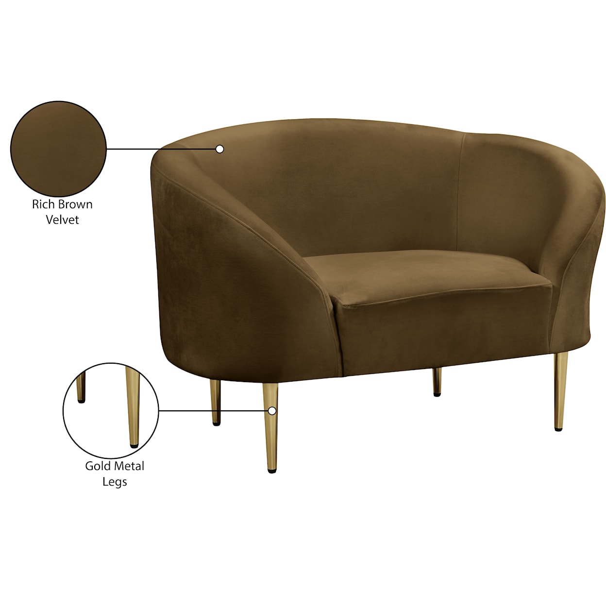 Meridian Furniture Ritz Chair