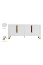 Meridian Furniture Florence Contemporary White Sideboard with Storage