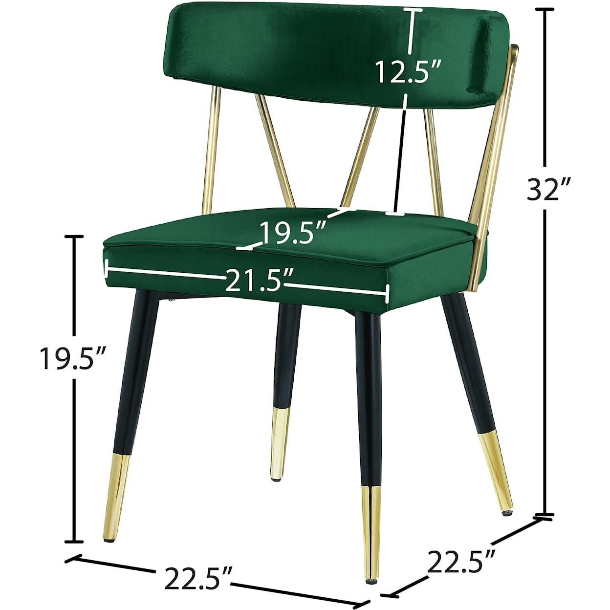 Meridian Furniture Rheingold Dining Chair