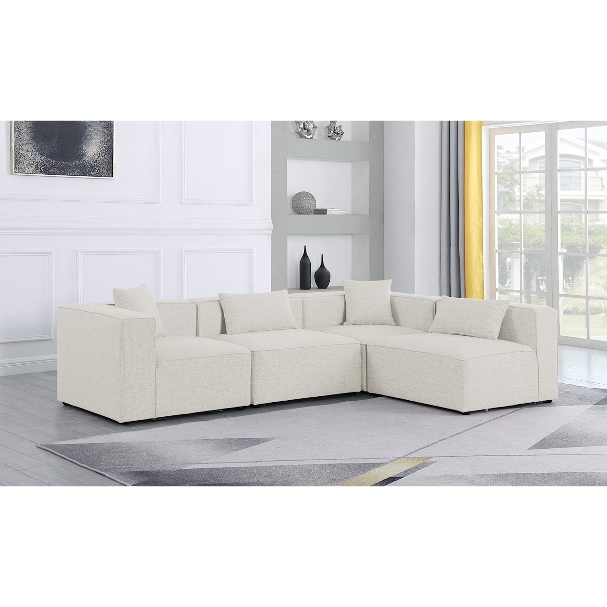 Meridian Furniture Cube Modular Sectional