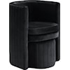 Meridian Furniture Selena Accent Chair and Ottoman Set