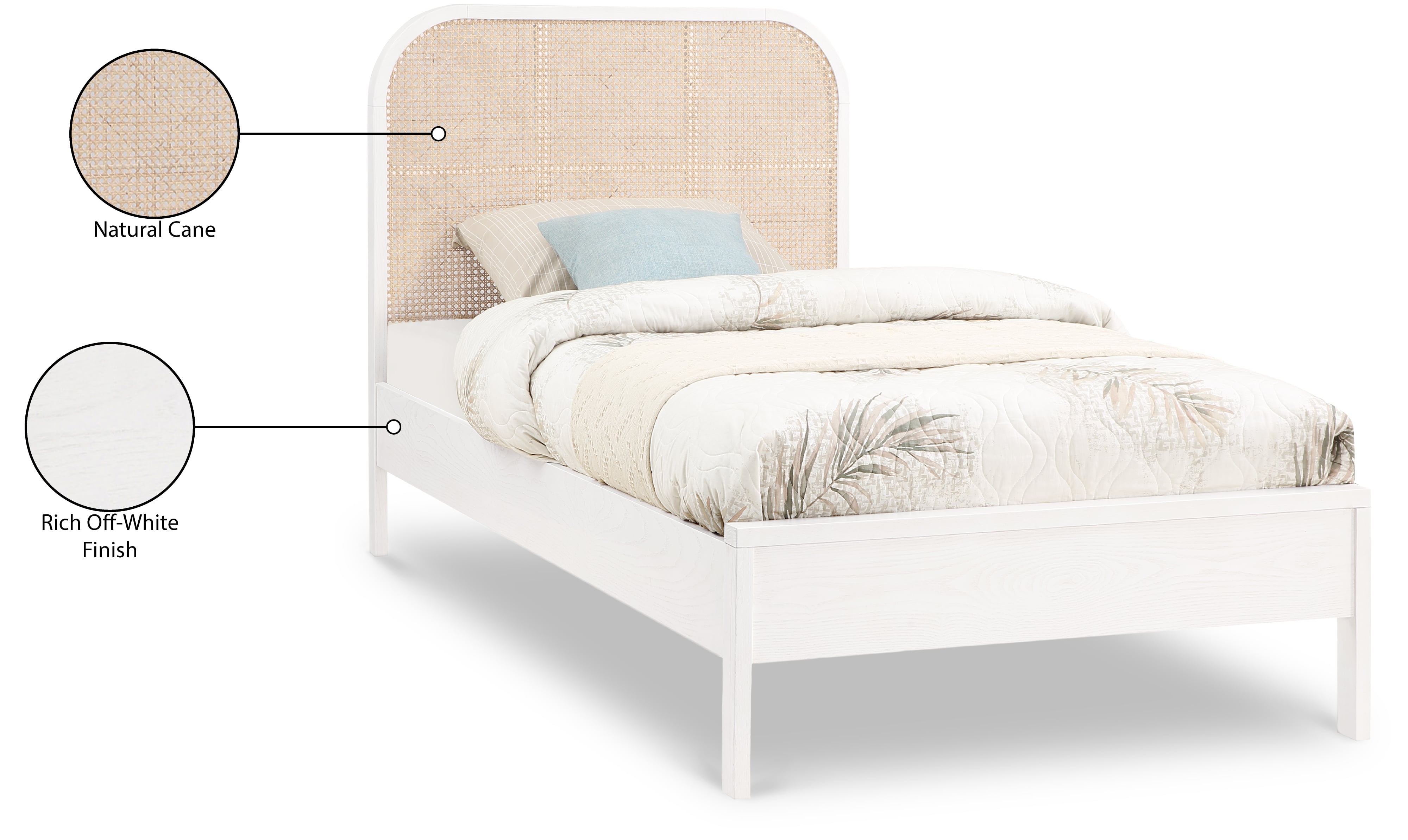 Off white store twin bed frame