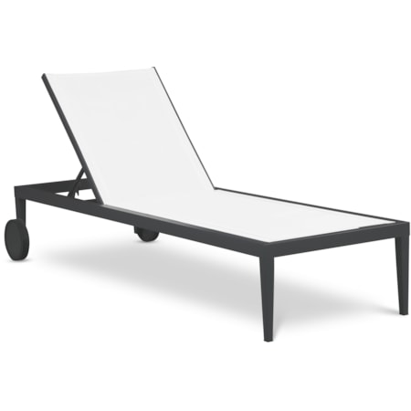 Aluminum Mesh Chaise Lounge Chair