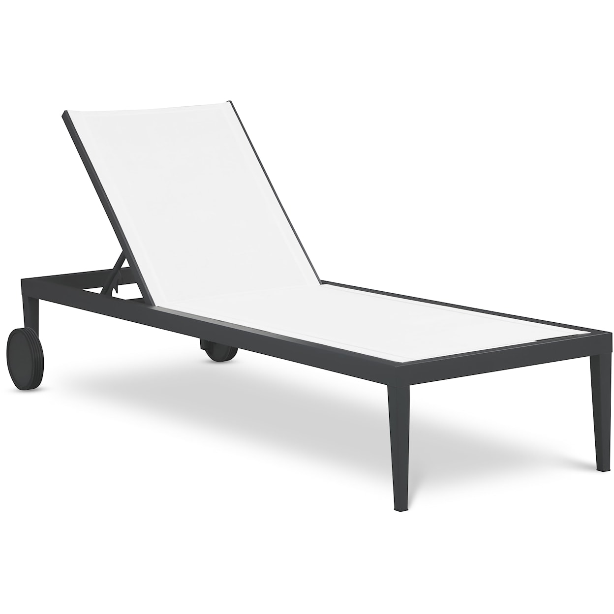 Meridian Furniture Nizuc Aluminum Mesh Chaise Lounge Chair