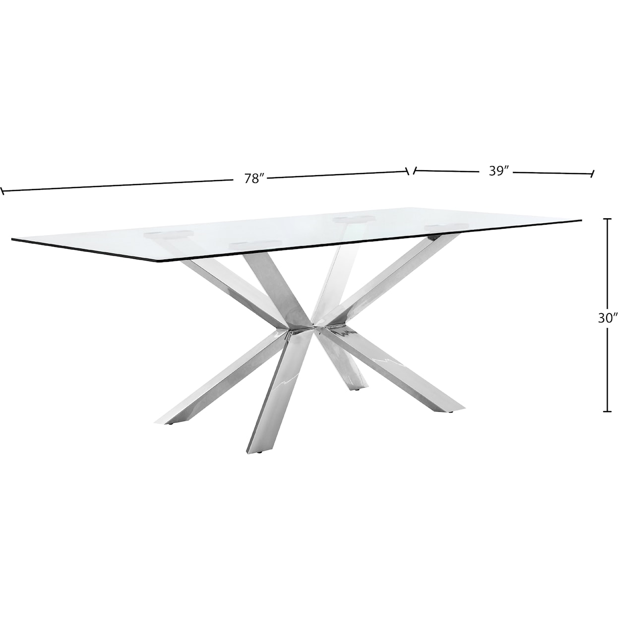 Meridian Furniture Juno Dining Table