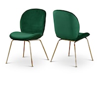 Paris Green Velvet Dining Chair