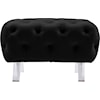 Meridian Furniture Crescent Ottoman