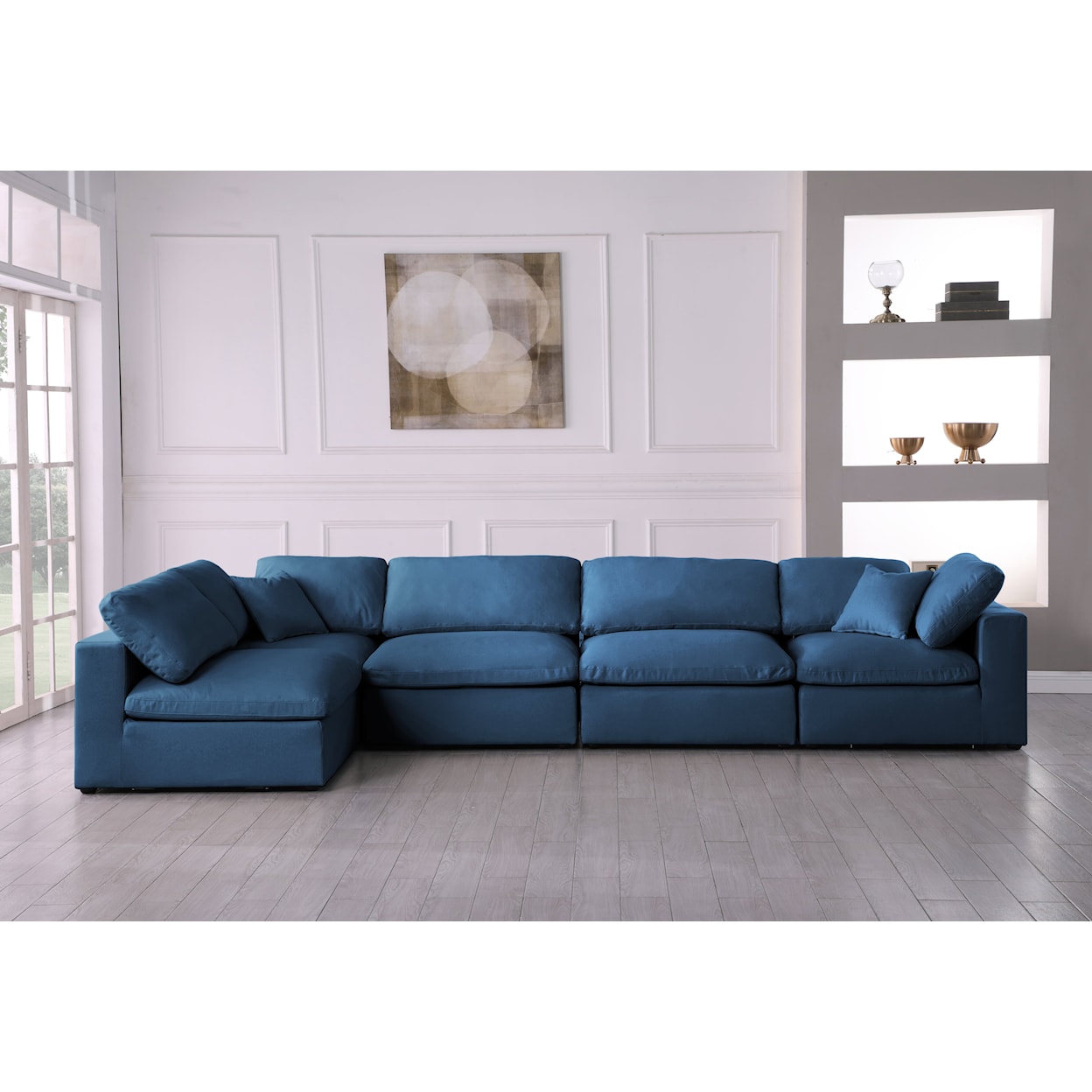 Meridian Furniture Plush Standard Comfort Modular Sectional