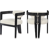 Contemporary Faux Leather Dining Chair