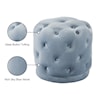 Meridian Furniture Harper Ottoman/Stool