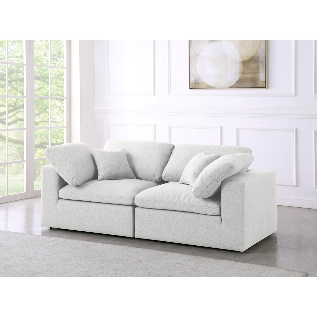 Meridian Furniture Serene Deluxe Comfort Modular Sofa