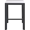 Meridian Furniture Nizuc Aluminum Square Bar Table