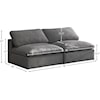 Meridian Furniture Cozy Comfort Modular Armless Sofa